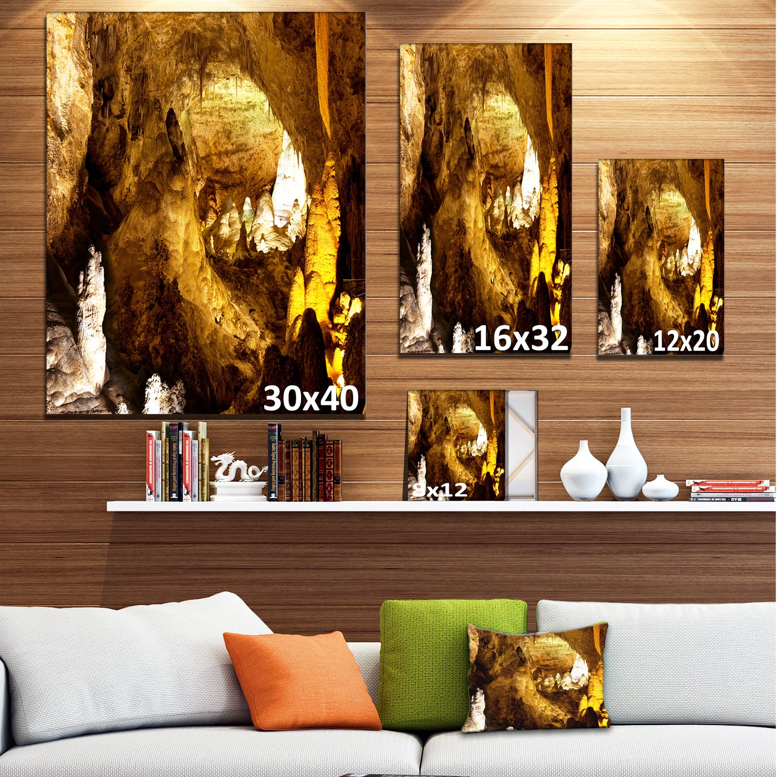 Carlsbad Caverns National Park - Oversized Landscape Canvas Art