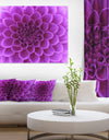 Light Purple Abstract Flower Petals - Modern Floral Canvas Wall Art