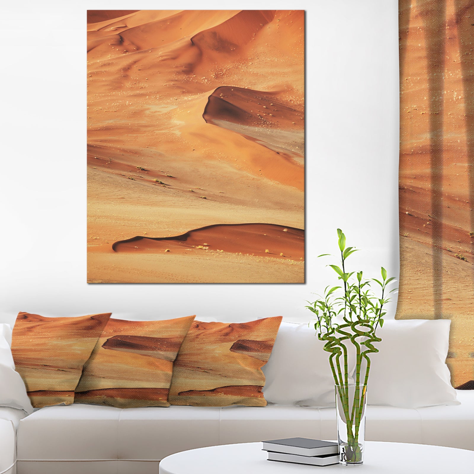 Beautiful Brown Sand Desert - Landscape Print Wall Art