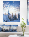 Foggy White Winter Forest - Landscape Print Wall Art