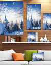 Foggy White Winter Forest - Landscape Print Wall Art