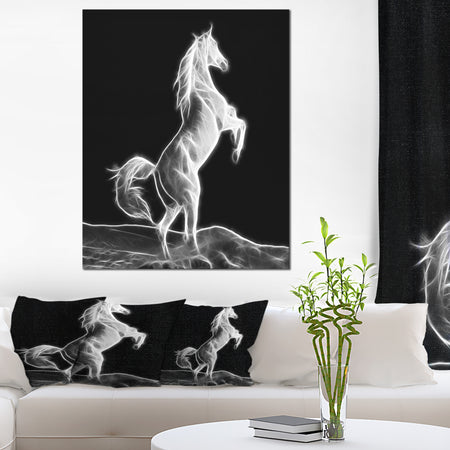 Large White Horse Sculpture - Extra Large Animal Artwork