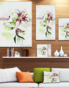 Colorful Flowers with Color Splashes - Extra Large Floral Canvas Art