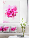 Beautiful Red Flower with Color Splashes - Extra Large Floral Canvas Art