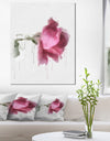 Beautiful Rose Watercolor Drawing - Floral Canvas Artwork Print