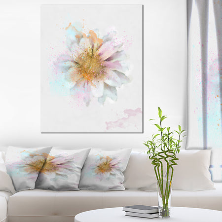 Beautiful Flower with Yellow Stigma - Floral Canvas Artwork Print
