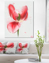 Wonderful Red Poppy Watercolor - Floral Canvas Artwork Print