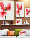 Wonderful Red Poppy Watercolor - Floral Canvas Artwork Print