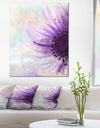 Flower with Large Purple Petals - Flowers Canvas Wall Artwork