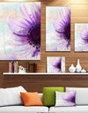 Flower with Large Purple Petals - Flowers Canvas Wall Artwork