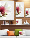 Beautiful Lily Flower Watercolor - Flowers Canvas Wall Artwork