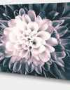 Macro Chrysanthemum Flower - Flowers Canvas Wall Artwork