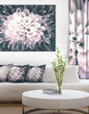 Macro Chrysanthemum Flower - Flowers Canvas Wall Artwork