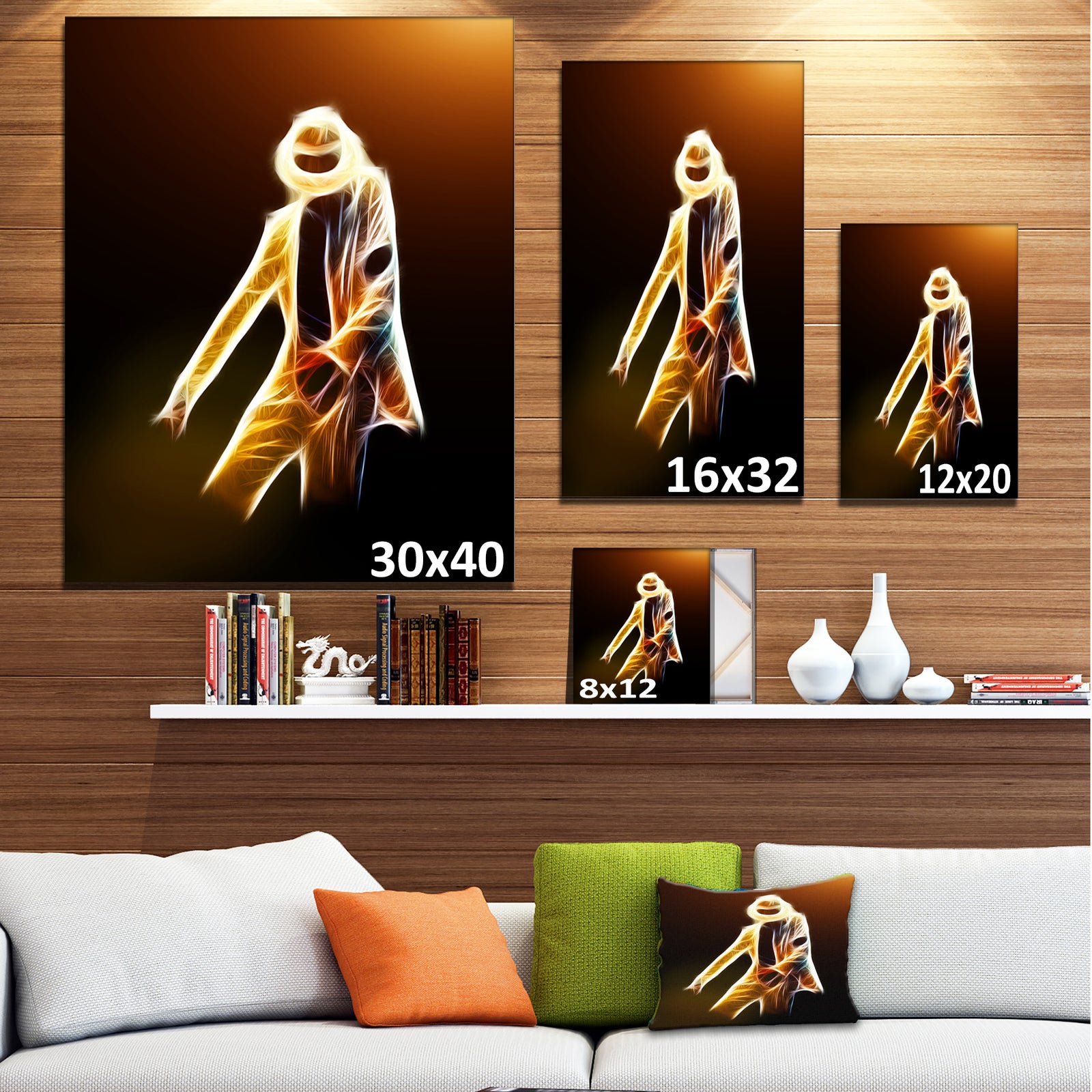 Moonwalker in Dance Style - Modern Portrait Canvas Art