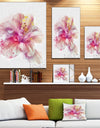 Beautiful Pink Flower Watercolor - Flower Canvas Print Artwork