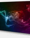 Abstract Fractal Smoke Waves - Large Abstract Canvas Wall Art