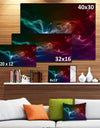 Abstract Fractal Smoke Waves - Large Abstract Canvas Wall Art