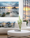 Beautiful Porthcothan Bay - Large Seashore Canvas Wall Art