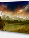 Grand Teton National Park - Extra Large Landscape Art Canvas