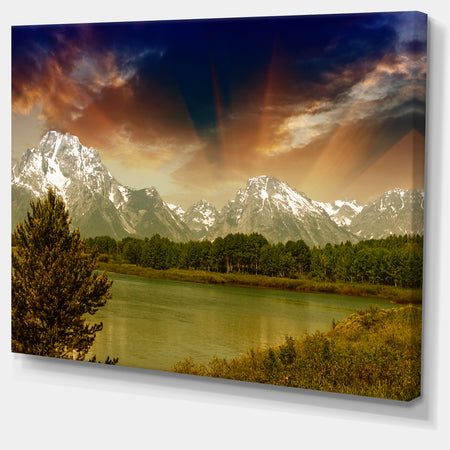Grand Teton National Park - Extra Large Landscape Art Canvas