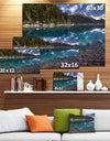 Blue Waters and Mountains - Extra Large Landscape Art Canvas