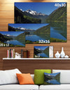 Calm Clear Lake with Mountains - Extra Large Landscape Art Canvas