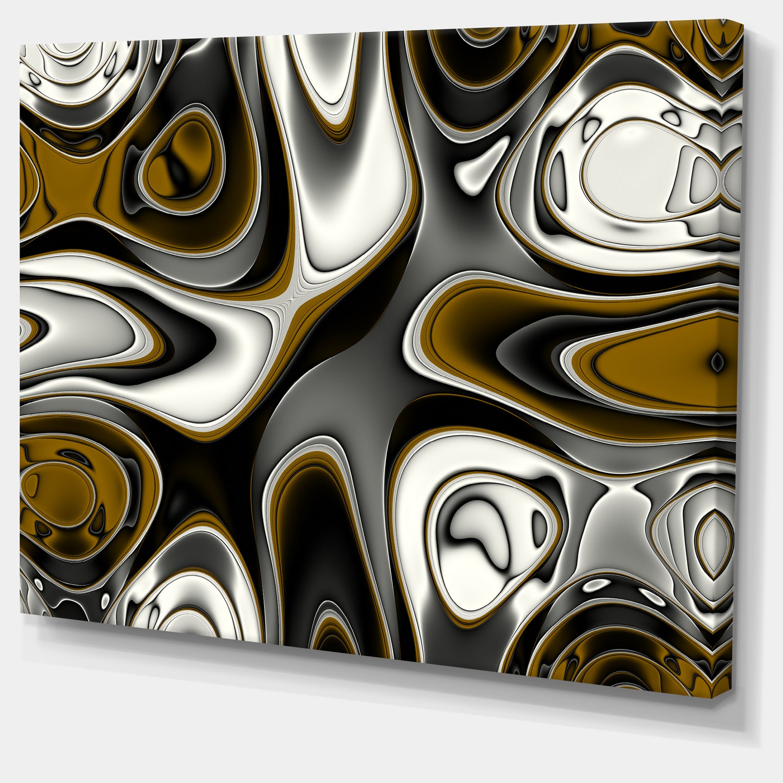 Fantastic Fractal Abstract Pattern - Large Abstract Canvas Artwork