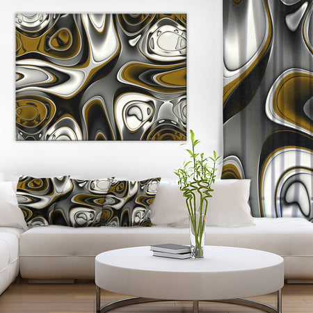 Fantastic Fractal Abstract Pattern - Large Abstract Canvas Artwork