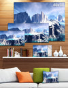 3D Rendered Fantasy Alien Planet - Landscape Wall Art Print Canvas