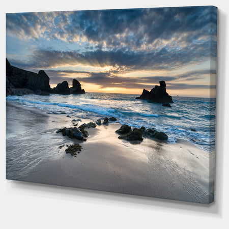 Beautiful Porthcothan Bay - Seashore Canvas Art Print