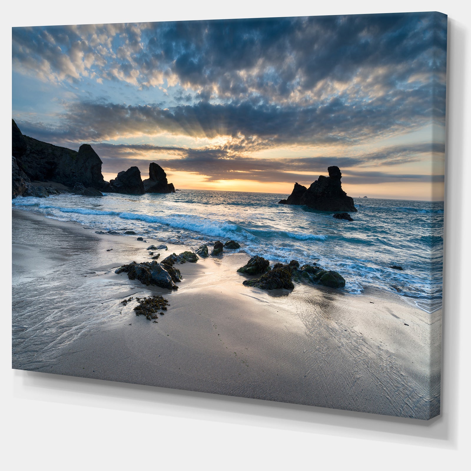 Beautiful Porthcothan Bay - Seashore Canvas Art Print