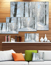 Beautiful Winter Forest Lane Photo - Large Forest Artwork Canvas