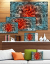 Abstract Floral Texture Design - Large Abstract Canvas Artwork