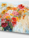 Flowers in Vase Painted Illustration - Floral Canvas Artwork