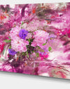 Abstract Background with Pink Peony - Extra Large Floral Wall Art