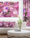 Abstract Background with Pink Peony - Extra Large Floral Wall Art