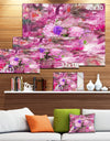 Abstract Background with Pink Peony - Extra Large Floral Wall Art