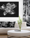 Beautiful Monochrome Alstroemeria Flower - Extra Large Floral Wall Art