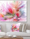 Lovely Painted Floral Design - Extra Large Floral Wall Art