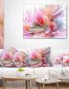 Lovely Painted Floral Design - Extra Large Floral Wall Art