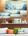 Birds and Mountain Peak - Seashore Wall Art on Canvas