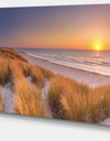 Sunset on Texel Island Beach - Modern Seashore Canvas Wall Art