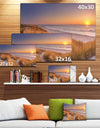 Sunset on Texel Island Beach - Modern Seashore Canvas Wall Art