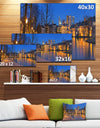 Binnenhof in the Hague Panorama - Modern Seashore Canvas Wall Art