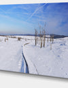 Hautes Fagnes in Belgium Panorama - Modern Seashore Canvas Wall Art