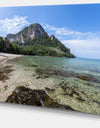 Koh Mook Coast Line - Modern Seashore Canvas Wall Art