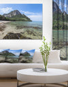 Koh Mook Coast Line - Modern Seashore Canvas Wall Art