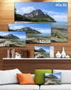 Koh Mook Coast Line - Modern Seashore Canvas Wall Art