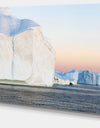 Greenland Ices of Polar Regions - Modern Seashore Canvas Wall Art