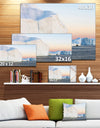 Greenland Ices of Polar Regions - Modern Seashore Canvas Wall Art